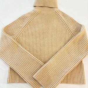 H&M Ribbed Knit Sweater - Beige